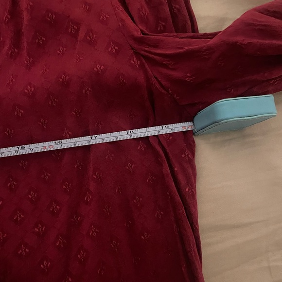 Givenchy red blouse size 8 - Picture 6 of 6